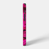 Personalisierte Monogramm Rosa Rosen Case-Mate iPh iPhone Hülle (Linke Seite)