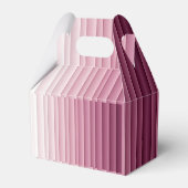 Personalisierte Monogramm-Roségradient-Vertikale G Geschenkschachtel (Rückseite)