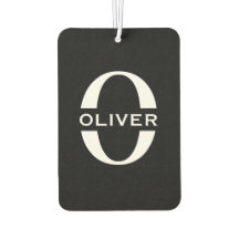 Personalisierte Monogramm Schwarz-Weiß-Bezeichnung