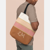 Personalisierte Monogramm-Tasche Elegantes Staubro Tasche