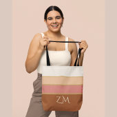 Personalisierte Monogramm-Tasche Elegantes Staubro Tasche