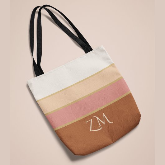 Personalisierte Monogramm-Tasche Elegantes Staubro Tasche
