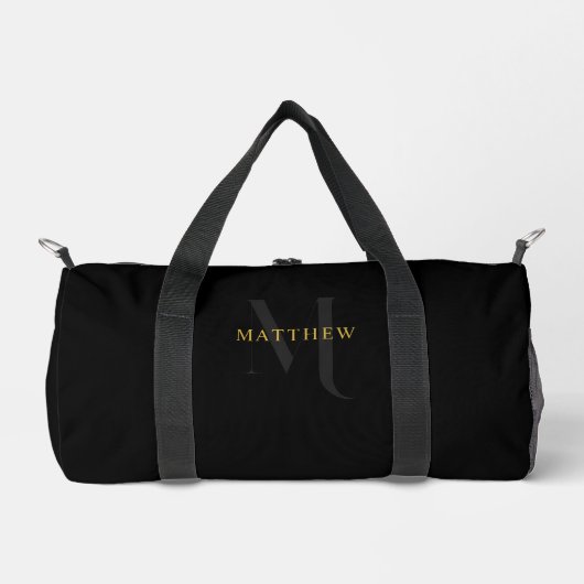 Personalisierte Monogramm-Tasche mit individuellem Duffle Bag (Vorderseite)