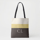 Personalisierte Monogramm-Tasche - Premium gestrei Tasche (Vorderseite)