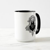 Personalisierte Monogramm Tasse (VorderseiteRechts)