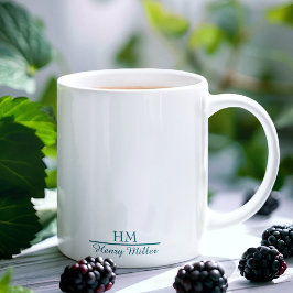 Personalisierte Monogramm-Tasse - Benutzerdefinier Jumbo-Tasse