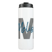Personalisierte Monogramm Thermosbecher (Vorderseite)