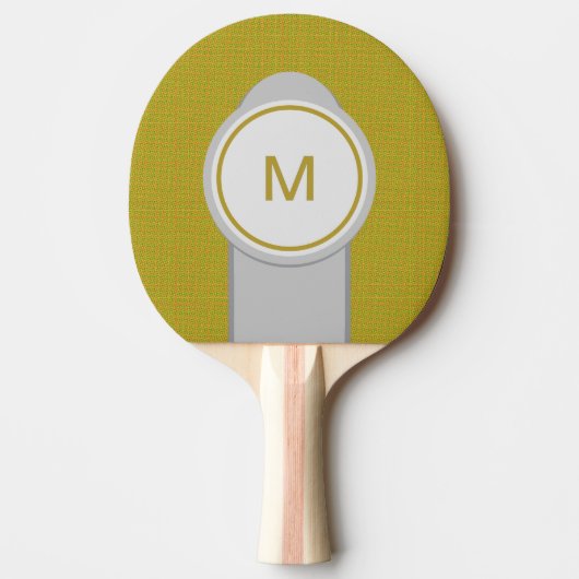 Personalisierte Monogramm Tischtennis Schläger (Vorderseite)