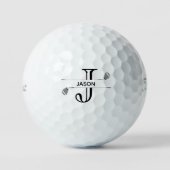 Personalisierte Monogramm Titleist Pro V1 Golfball (Vorderseite)