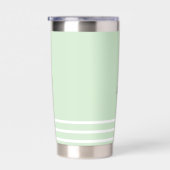 Personalisierte Monogramm und Name der Farbe Thermobecher (Rechts)