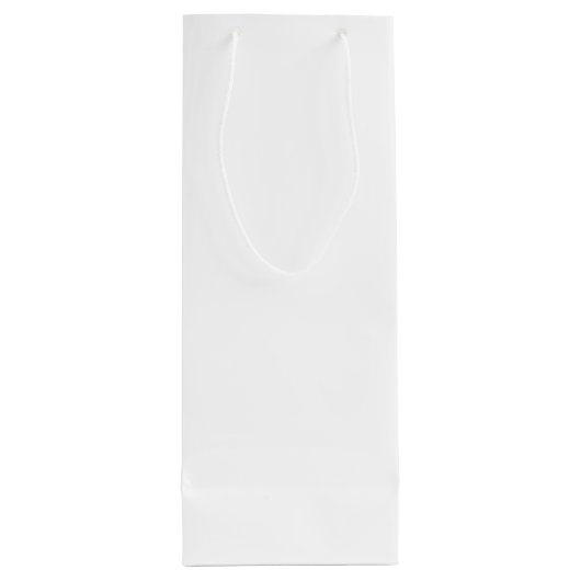 Personalisierte Monogramm und Name Geschenktüte Für Weinflaschen (Rückseite)