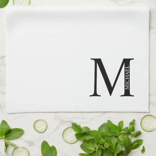 Personalisierte Monogramm und Name Handtuch (Gefaltet)