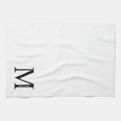 Personalisierte Monogramm und Name Handtuch (Horizontal)