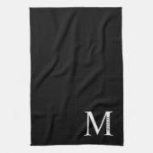 Personalisierte Monogramm und Name Handtuch (Vertikal)