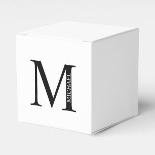 Personalisierte Monogramm- und Namens-Geschenkbox Geschenkschachtel