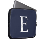 Personalisierte Monogramm- und Namens-Laptop-Hülle Laptopschutzhülle (Vorne Rechts)