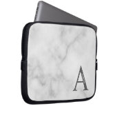 Personalisierte Monogramm- und Namens-Laptoptasche Laptopschutzhülle (Vorne Rechts)