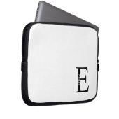 Personalisierte Monogramm- und Namens-Laptoptasche Laptopschutzhülle (Vorne Rechts)