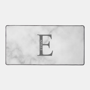 Personalisierte Monogramm- und Namens-Mauspad Schreibtischunterlage