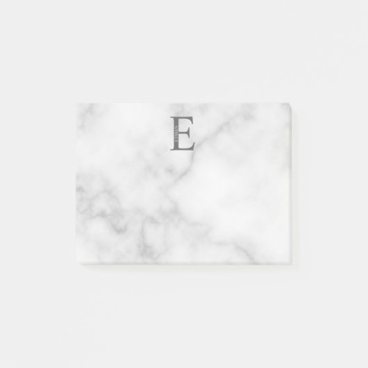 Personalisierte Monogramm- und Namenshinweise Post-it Klebezettel (Vorderseite)