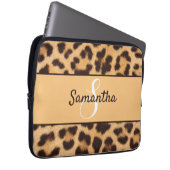 Personalisierte Monogramm- und Namensschilder druc Laptopschutzhülle (Vorne Rechts)