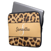 Personalisierte Monogramm- und Namensschilder druc Laptopschutzhülle (Vorderseite Links)