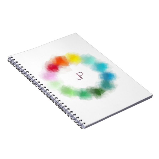 Personalisierte monogramm-Vorlage Notizblock (Rechte Seite)