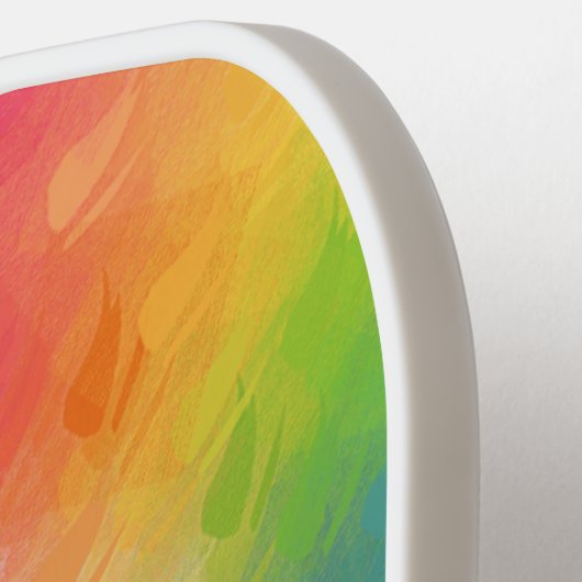 Personalisierte monogramm-Vorlage Pickleball Schläger (Linke Seite)