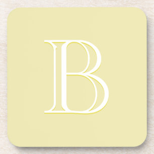 Personalisierte monogrammierte Anfangsbuchstabe He Getränkeuntersetzer