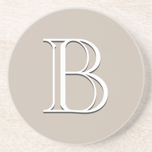 Personalisierte monogrammierte Anfangsbuchstabe Ne Getränkeuntersetzer (Vorne)