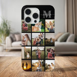 Personalisierte Monographie<br><div class="desc">Personalisiertes Foto Collage Monogram iPhone Case</div>