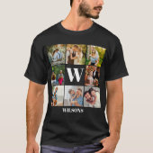 Personalisierte Monographie-Collage T-Shirt (Vorderseite)