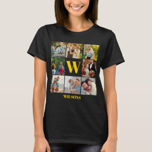 Personalisierte Monographie-Collage T-Shirt