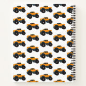 Personalisierte Monster-Lkw-Kinder für Monogramm Notizblock (Rückseite)