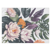 Personalisierte Monstera-Blätter Tischdecke (Vorderseite (Horizontal))