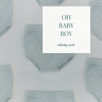 Personalisierte Moody Blaugrüne Babyshower für Jun