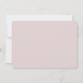 Personalisierte Moody Elegante Wildblume Blues Blu Mitteilungskarte (Rückseite)