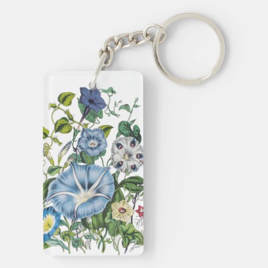 Personalisierte Morgenglorien Schlüsselanhänger (Rückseite)