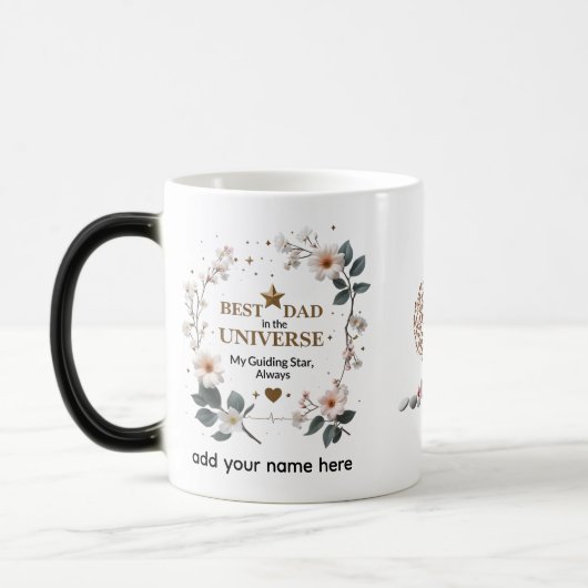 Personalisierte Morphing-Tasse Verwandlungstasse (Links)