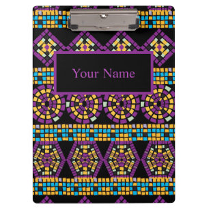 Personalisierte Mosaikwand Klemmbrett