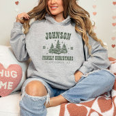 Personalisierte Moss Green Family - Weihnachtsmatt T-Shirt