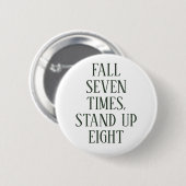 Personalisierte Motivations-Wandkunst Button (Vorne & Hinten)