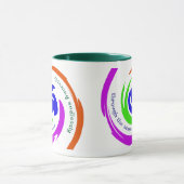 Personalisierte Motivierend Abstrakte Kunst Tasse (Zentrum)