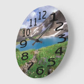 Personalisierte Motivierend Bergmauer-Uhr Große Wanduhr (Winkel)