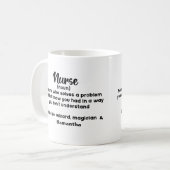 Personalisierte Motivierend Krankenversicherung Kaffeetasse (Vorderseite Links)