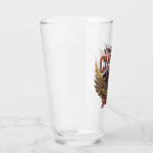 Personalisierte Motorrad-Adlerwochenfahrer-Garage Glas (Rechts)