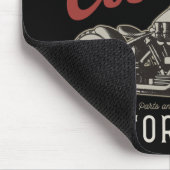 Personalisierte Motorrad-Rebell-Biker-Garage Mousepad (Ecke)