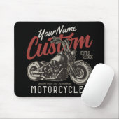 Personalisierte Motorrad-Rebell-Biker-Garage Mousepad (Mit Mouse)