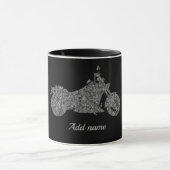 Personalisierte Motorrad-Tasse Tasse (Zentrum)