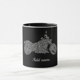 Personalisierte Motorrad-Tasse Tasse